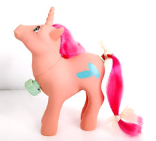 MY LITTLE PONY 1984 Hasbro China DANCE N' PRACE TWIRLER PINK G1 spotted