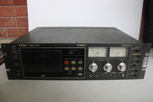 Cassettiera vintage teac 3x - cassettiera,