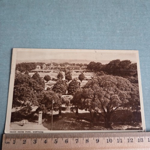 Vintage postcard beach house - postcard,