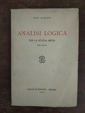 ANALISI LOGICA GINO MAZZONI