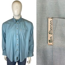 Vtg Ben Sherman Camicia Oxford