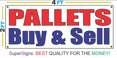 Insegna banner 2x4 pallet - banner,