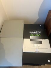 3 BOBINE IN ALLUMINIO CON NASTRO  DA CM. 26,5 DA 1/4" ATTACCO NAB