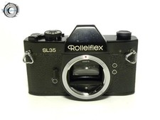 Rolleiflex SL 35 nera meccanica perfetta ma esposimetro non funzionante