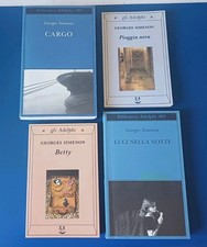 Lotto 4 libri Georges Simenon - Adeplhi, gialli, thriller (v. foto)