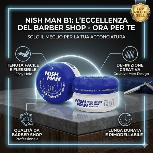 Nishman gumgum gel wax - b1,