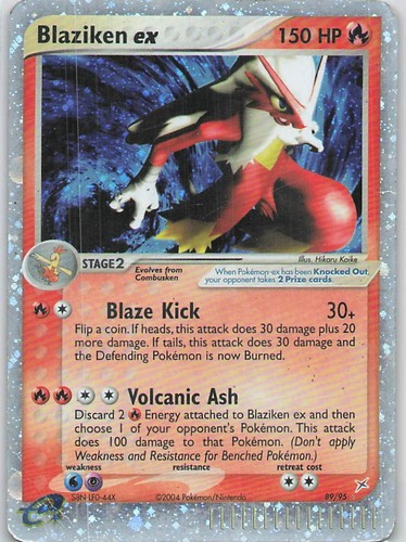 Blaziken holo ultra rara ex - rara,