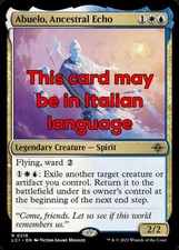 MTG ABUELO, ANCESTRAL ECHO EXC