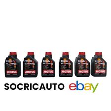 6 Litri Olio Motore Motul 8100 Eco-Energy  5W30 Jaguar Land Rover  Acea  A5/B5