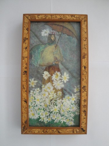 Quadro miniatura dama - quadro,
