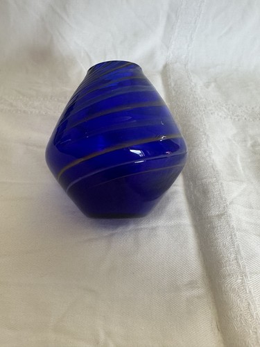 Piccolo vaso vetro murano blu - piccolo,