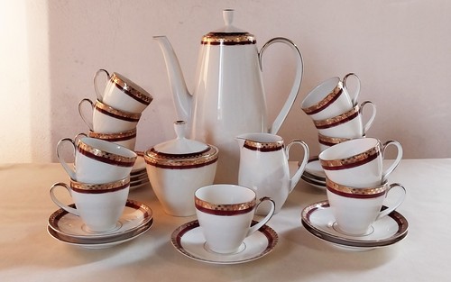 Servizio caffè porcellana - servizio,