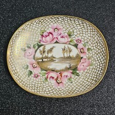 Svuotasche Piccolo Vassoio Piatto Porcellana H&C Selb Bavaria Germany Heinrich