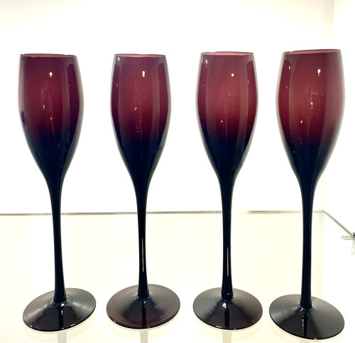 Set flauti champagne vintage - 4,