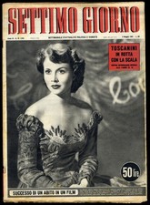 [D] SETTIMO GIORNO - 3 MAGGIO 1951 N° 18 - LA SCALA HAZEL COURT UMBERTO SPADARO