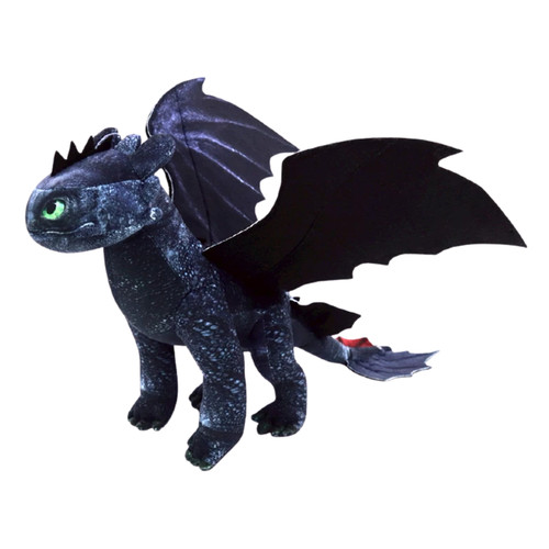 Peluche drago furia notturna