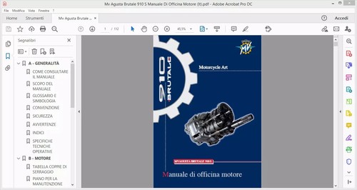 Manuale officina agusta - manuale,