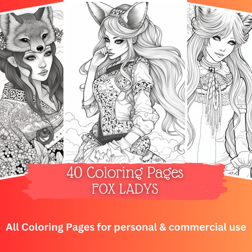 Pagine colorare fox - pagine,
