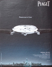 Pubblicità Advertising Werbung Italian 2014 OROLOGIO PIAGET ALTIPLANO 1205P 