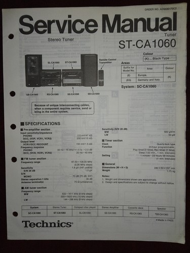 Technics sintonizzatore stereo - sintonizzatore,