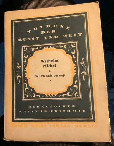 Wihelm michel uomo - l'uomo, fallisce