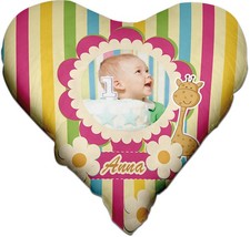 Cuscino personalizzato a cuore