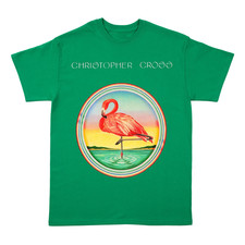 T-shirt Christopher Cross Band album cotone pesante verde S-5XL BT455