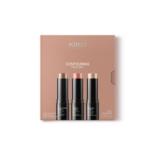 KIKO Milano Contouring Face Set 01, Kit Makeup Viso Con 3 Stick: Fard, (u0Y)