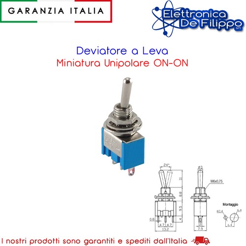 Deviatore leva miniatura - leva,