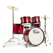 Kiddyset 5PC Jr Drumset Rosso