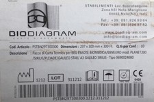 10 CARTA TERMICA TERMICA BIANCA ECG ESAOTE BIOMEDICA PLANET200 SIRIUS GALILEO