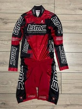 Tuta uomo Hincapie BMC ciclismo bici pezzo unico trisuit triathlon taglia M imbottita 