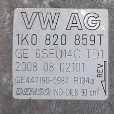 1K0820859T Compressore a/c  AUDI A3 Cabrio (8P) 1.6 Cbr 2p/b/1595cc