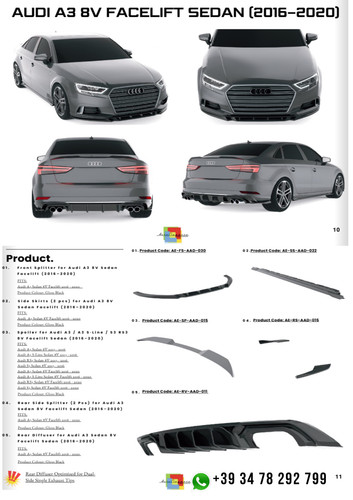 Body kit audi 8v - kit,