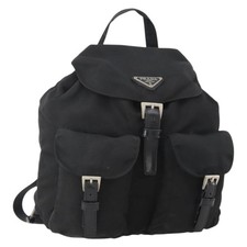 Zaino PRADA Nylon Nero Argento