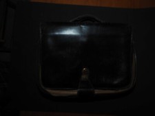 VINTAGE - Borsa in pelle nera