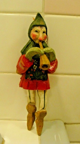 Statuina vintage legno - in,