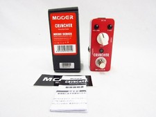 Mooer Cruncher Pedale per chitarra effetto distorto usato scatola manuale