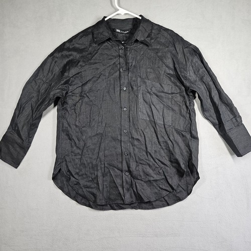 Zara camicia lino - , s