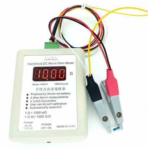 Misuratore milliohm portatile - misuratore,