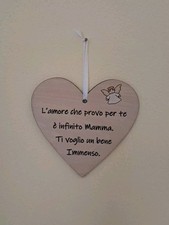 Natale Targhetta in legno