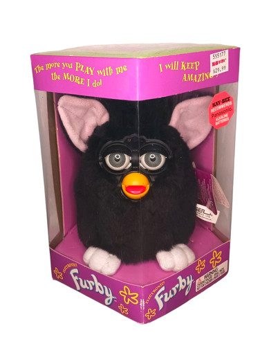 Raro originale black furby - raro,
