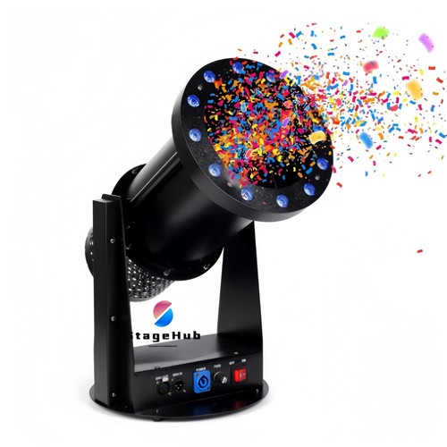 Rgb 1200w confetti machine dmx - 1200w,