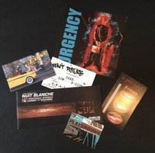 Lot de 6 flyers invitations