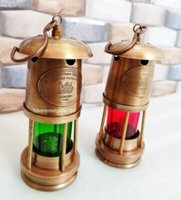 Set di 2 antiche lampade da