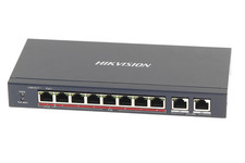 Switch PoE 10 Porte 10/100Mbps con 2 porte Uplink Hikvision DS-3E0310HP-E