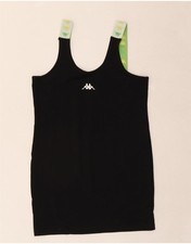 KAPPA Vestito T-Shirt Bambina Grafica Senza Maniche 15-16 Anni Nero Colourblock BS15