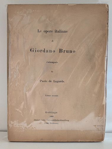 1888 giordano bruno - bruno, le