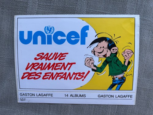 Franquin gaston autocollant - gaston,