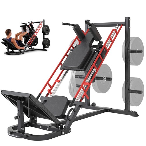 Leg press hack squat - press,